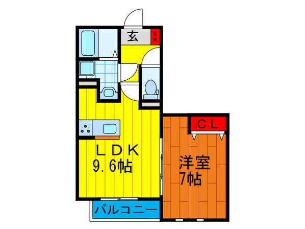 riviere庄の物件間取画像